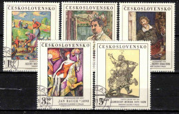 Tchécoslovaquie 1979 Mi 2534-8 (Yv 2355-9), Obliteré - Usados