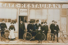 A SITUER / EURE PEUT ETRE / CAFE CLAVERIE  / COPIE MODERNE DE RARE CARTE ANCIENNE / POUR COMBLER VOS TROUS ! - Caffé