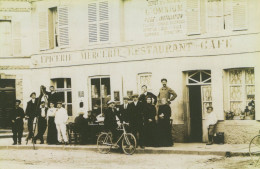 A SITUER / EURE PEUT ETRE / CAFE RESTAURANT EPICERIE  / COPIE MODERNE DE RARE CARTE ANCIENNE / POUR COMBLER VOS TROUS ! - Cafés