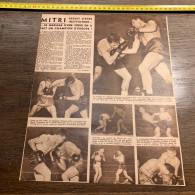 1949 B&C Boxe Mitri Clavel Ben Miloud Uboldi Charles Humez Stock - Collezioni