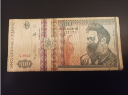 Billete Rumania 500 Lei, 1992, Serie A0043 - Rumania