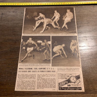 1949 B&C Basket Ball U. S. MÉTRO-A. S. VILLEURBANNE HIRONDELLES DES COUTURES-AVIA C. S. I. M. P. U. C.-S. C. P. O. - Collezioni