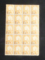 TUNISIE - 1928 - N°YT. 154 - Kairouan 3c Sur 5c Orange - Bloc De 20 - Neuf Luxe** / MNH - Neufs