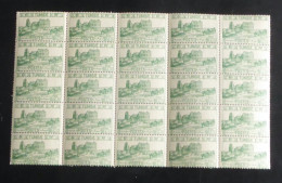 TUNISIE - 1939-41 - N°YT. 219 - El Djem 2f50 Vert - Bloc De 25 - Neuf Luxe** / MNH - Neufs