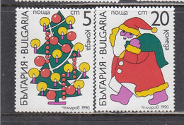 Bulgaria 1990 - Christmas, Mi-nr. 3878/79, MNH** - Neufs