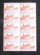 TUNISIE - 1941-45 - N°YT. 243 - El Djem 20f Carmin Et Lilas - Bloc De 10 - Neuf Luxe** / MNH - Neufs