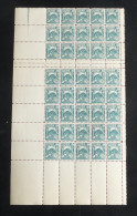 TUNISIE - 1944-45 - N°YT. 254 - 80c Vert - Bloc De 40 Bord De Feuille - Neuf Luxe** / MNH - Neufs