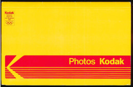 Pochette Vide Pour Photos KODAK Partenaire Officiel Des XVI° Jeux Olympiques D'Hiver D'ALBERTVILLE 1992 - Apparel, Souvenirs & Other