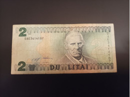 Billete Lituania 2 Litas, Año 1993 - Lituanie