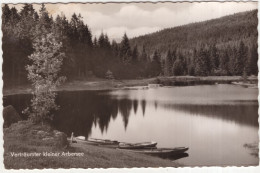 Verträumter Kleiner Arbersee Im Bayer. Wald - (Deutschland) - 1961 - Regen