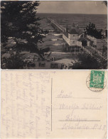 Ansichtskarte Sellin Strandbrücke (Privatfotokarte) 1926  - Sellin