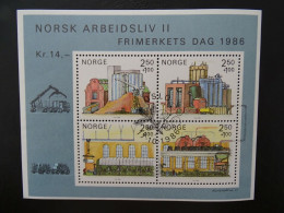 Norwegen Mi Block 6 , Gestempelt FDC - Used Stamps