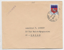 FRANCE BLASON 20C ST LO SEUL LETTRE 54 ST MAX 13.5.1966   AU TARIF IMPRIME - 1941-66 Stemmi E Stendardi