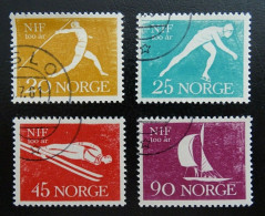 Norwegen Mi 452-455 , Sport , Gestempelt - Used Stamps
