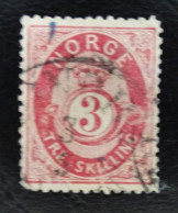 Norwegen Mi 18 , Gestempelt - Used Stamps