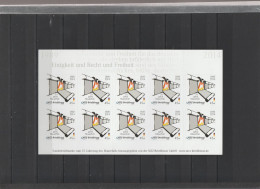Privat Post MZZ Briefdienst Halle Bogen 25 Jahre Mauerfall 2014 Selten - Privées & Locales
