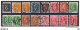 NEW  ZEALAND:  1915/26  GEORG  V°  -  LOT  17  USED  REP.  STAMPS  -  YV/TELL. 148//183 - Usados