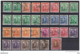 NEW  ZEALAND:  1938/47  GEORGE  VI°  -  LOT  30  USED  REP.  STAMPS  -  YV/TELL. 237//291 - Gebraucht