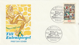 Duitsland 1977, FDC Unused, Till Eulenspiegel - 1971-1980