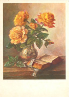 Fleurs - Art Peinture - P Moleveld - CPM - Voir Scans Recto-Verso - Fiori