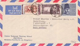 INDIA - AIRMAIL 1961 - STUTTGART/DE / 6110 - Brieven En Documenten