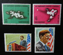 San Marino Mi 824-825 + 827-828 ** - Unused Stamps