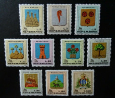 San Marino Mi 903-912 ** - Unused Stamps