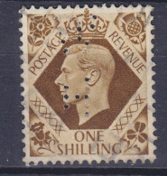 Great Britain Perfin Perforé Lochung 'WH' 1939 Mi. 211X, GV. (2 Scans) - Perfin