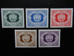 San Marino Mi 1139-1143 ** - Unused Stamps