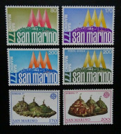 San Marino Mi 1127-1130 + 1131-1132 ** , Europa-CEPT - Unused Stamps
