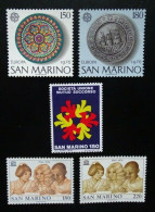 San Marino Mi 1119-1120 + 1121 + 1123-1124 ** , Europa-CEPT - Unused Stamps