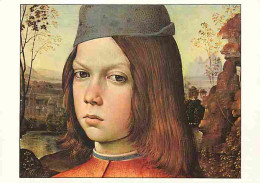 Art - Peinture - Pinturicchio - Portrait De Jeune Garçon - Description De L'oeuvre Au Dos - Carte Neuve - CPM - Voir Sca - Pittura & Quadri