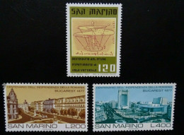 San Marino Mi 1144 + 1145-1146 ** - Unused Stamps