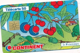 Télécarte France (03/98) Continent -Le Printemps  (visuel, Puce,  état, Unités, Etc Voir Scan) + Port - Sin Clasificación