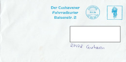 Motive > Verkehr & Transport > Radsport Brief Mit Freistempel Cuxhavener Fahrradkurier 2004 - Radsport