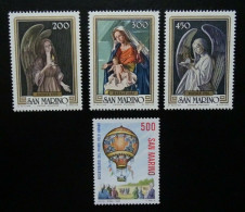 San Marino Mi 1267-1269 + 1284 ** - Unused Stamps