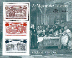 Portugal Bloc N** Yv: 88 Mi 85 Europa Cept As Viagens De Colombo (Thème) - Cristóbal Colón