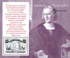 Portugal Bloc N** Yv: 90 Mi 90 Europa Cept Cristovao Colombo (Thème) - Cristoforo Colombo
