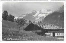 Kandersteg Blick Auf Die Blümlisalp Von Regina Hotel Waldrand 1952 Selten - Kandersteg