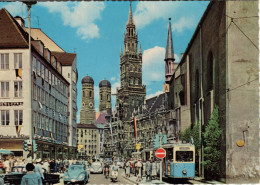 GERMANY - MÜNCHEN - Marienplaz Mit Rathaus Und Frauenkirche - Muenchen