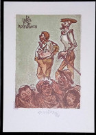 EX LIBRIS BOHUMIL KRATKY Per P. TH. ROLLWAGEN L27bis-F02 Don Quijote QUIXOTE - Ex-libris