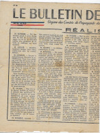 Ww2 - Propagande -bulletin De France 1942  - N° 66 - Vichy- Réalisations - Franc Maçonnerie - Documenti