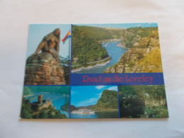 RUND UM DIE LORELEY RHENANIE PALATINAT  ( ALLEMAGNE GERMANY ) MULTIVUES 5 BELLES VUES DIFFERENTES - Loreley