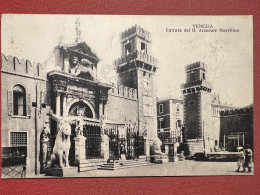 Cartolina - Venezia - Entrata Del R. Arsenale Marittimo - 1910 Ca. - Venezia (Venice)