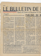 Ww2 - Propagande -bulletin De France 1942  - N° 69 - Vichy-ravitaillement - Notre Matériel De Guerre - Indochine - Documenti