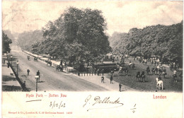 CPA Carte Postale Royaume Uni London  Hyde Park  Rotten Row 1902 VM78152 - Hyde Park