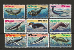 Niue 1983  Whales Mi   502-510 MNH(**) - Niue