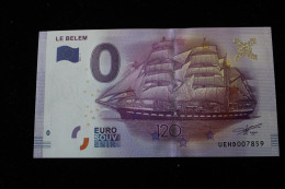 BILLLET 0 EURO 2016 LE BELEM - Essais Privés / Non-officiels