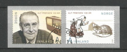 Norway 2014 Alf Proyson Centenary Pair  Y.T. 1806/1807 (0) - Used Stamps