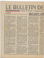 Ww2 - Propagande -bulletin De France 1942  - N° 70 - Vichy-1940-42- - Documenti